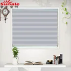 Indoor sun shading roller blinds easy Installation Mini zebra shade