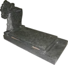 Green Granite Monument Memorial Stone for Graves