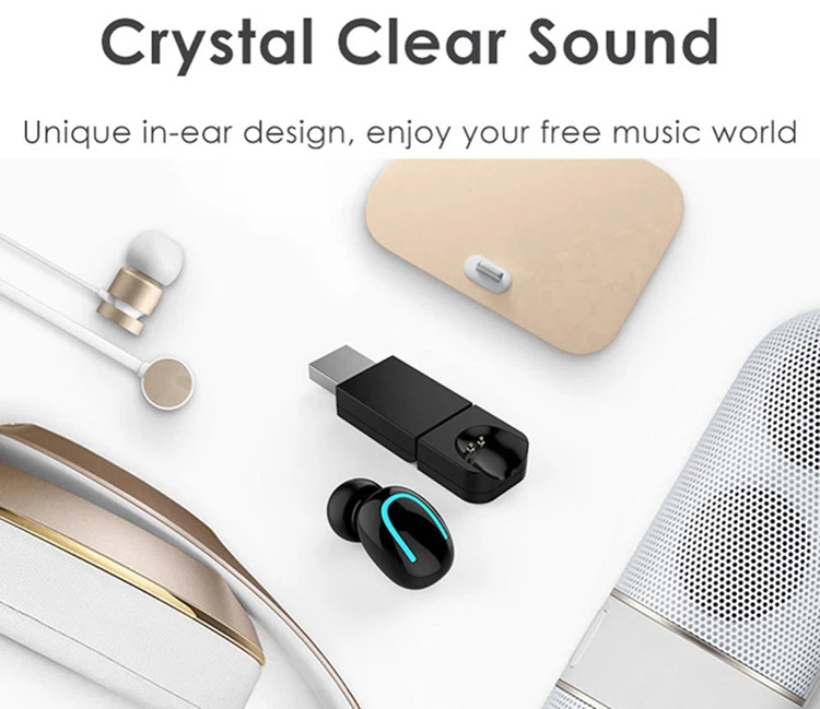 2019 hot sell mobile earphone Mini Stereo Wireless bluetooth 4.2 earphone For Mobile Phone - ANKUX.COM