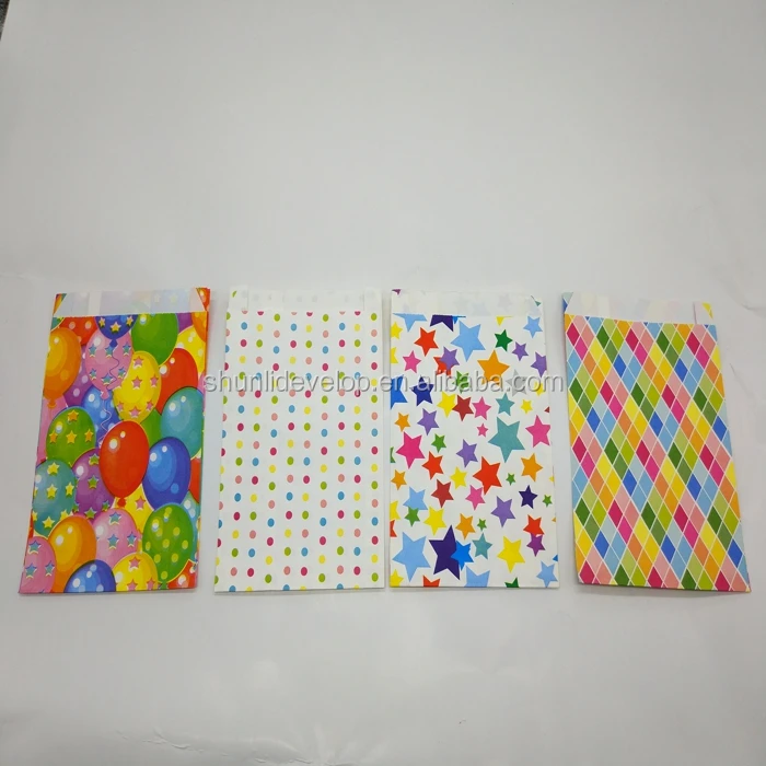 low cost birthday kraft paper gift bag wholesale
