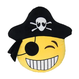 the best selling in 2018 pirate head emoji smile pillows for