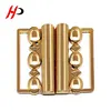 Fujian Shishi supplier nickel free customized 40.5mm gold nickel plate small screws belt buckle for men coat belt