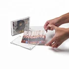 Double Sided Thick Desktop Plastic Plexiglass Magnet Photo Frame