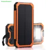 2018 China Mobile Universal Charger Carabiner Design Power Bank Charger Solar 15000mah Portable Sun Power Charger