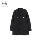 High Quality Oversized Long Denim Jackets Distressed Womens Jean Jacket Wholesale Denim Jackets Suppliers