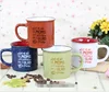 Custom eco-friendly stoneware ceramic enamel cup mug
