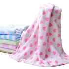 super soft thick Coral Fleece Blanket for baby use
