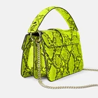 Personnalisé peau de serpent python impression dames peau de serpent en cuir sacs à bandoulière femmes sacs à main sac à main