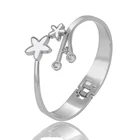51526 Xuping adjustable girls star shape material jewelry diamond stainless steel bangle