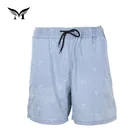 Latest design custom printed jeans 100% cotton mens sports shorts denim design