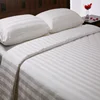 80% cotton 20% polyester sateen stripe t/c bedding fabric for star hotel