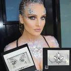 Newest adhesive face Jewels and body crystal stickers