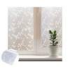 3d effect snowflakes design window film decor for home glass