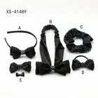 Handmade Girls Bows Elastic Satin Headwear Luxury Chinese Ladies Accessories Hair