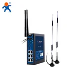 USR-G808 Industrial 3G 4G dual SIM card router with failover, wireless 4G LTE WiFi router