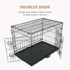 Windproof Cage Manufacture Custom Outdoor Indoor Folding Soft Metal Pet Cage For Pet Shop
