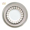Special Grace Designs Ceramic Dinnerware Ray Pattern Charger Plate for Dinner
