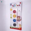 4 color face paint sticker blister card