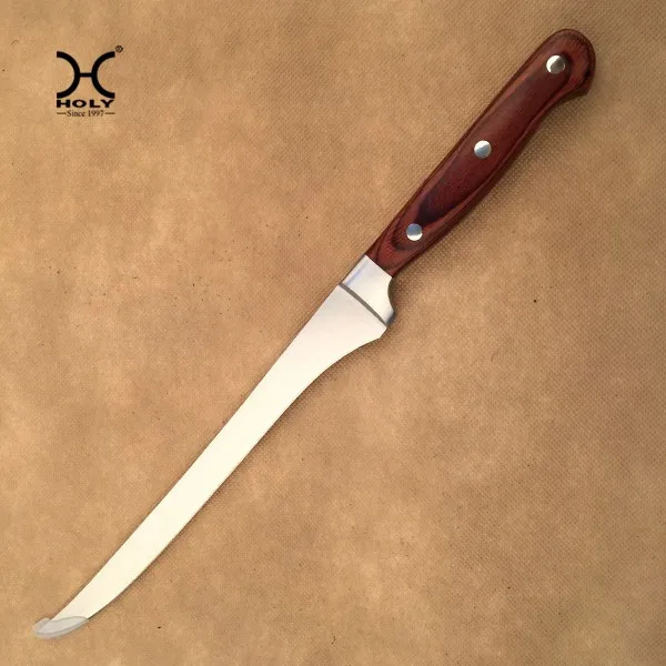 8"" premium stainless steel fish knife fillet knife with triple