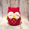 handmade crochet baby toys plush stuffed owl toys milk cotton yarn imitate animals