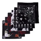 Custom Skull Bandana Motorcycle Biker Handkerchief Head Wrap Doo Rag