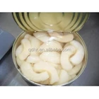 Canned iqf fruit snow pear halves