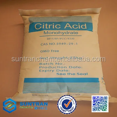 food grade / food additive citric acid monohydrate