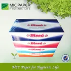 Customized high quality Ultra Soft and Absorbent Box Facial Tissue Paper