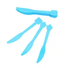 Pure Color Blue Children's birthday holiday party knife/fork/spoon party set
