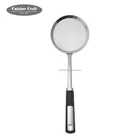Kitchen gadgets wholesale soft grip handle stainless steel skimmer