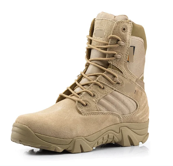 Venta Al Por Mayor Botas Estilo Militar De Cuero Compre Online Los