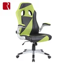 Low Cost Simple Swing Portable Salon Chair Pu Leather office Racing Chair