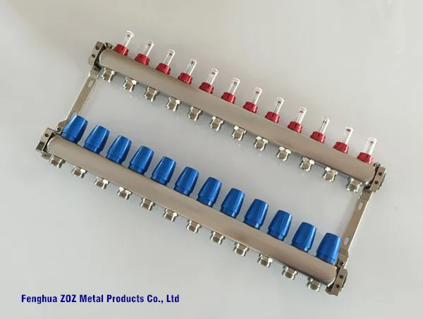 12 Way Underfloor Heating Manifold Stainless Manifolds Buy Underfloor