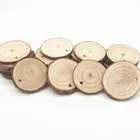 4~6CM Natural Wood Slices With Holes For Arts And Crafts