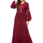 Latest Style Hot Sale Dubai Cheap Kaftan Muslim Abaya Dress