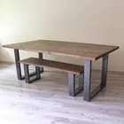 Decorative square metal furniture legs