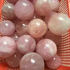 Precious Stone Healing Sphere Rose Quartz crystal Ball