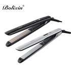Beauty shape black white LCD ceramic coating hair straightener