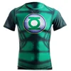 Customized Printing Logo T shirt For Men Green Lantern T shirts Marvel Popular Graphic