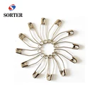 Quilting Basting Pins Nickel-plated Steel Curved Banana Safety Pin