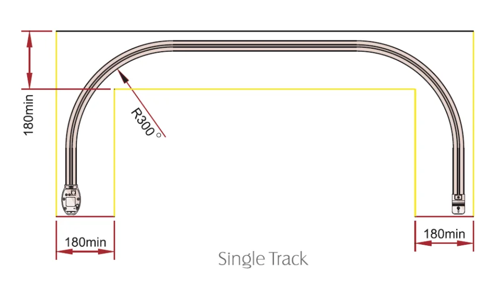 KECO drapery motor KA75A by RF433 for heavy duty automatic curtain track by remote controlling and automated curtain limit