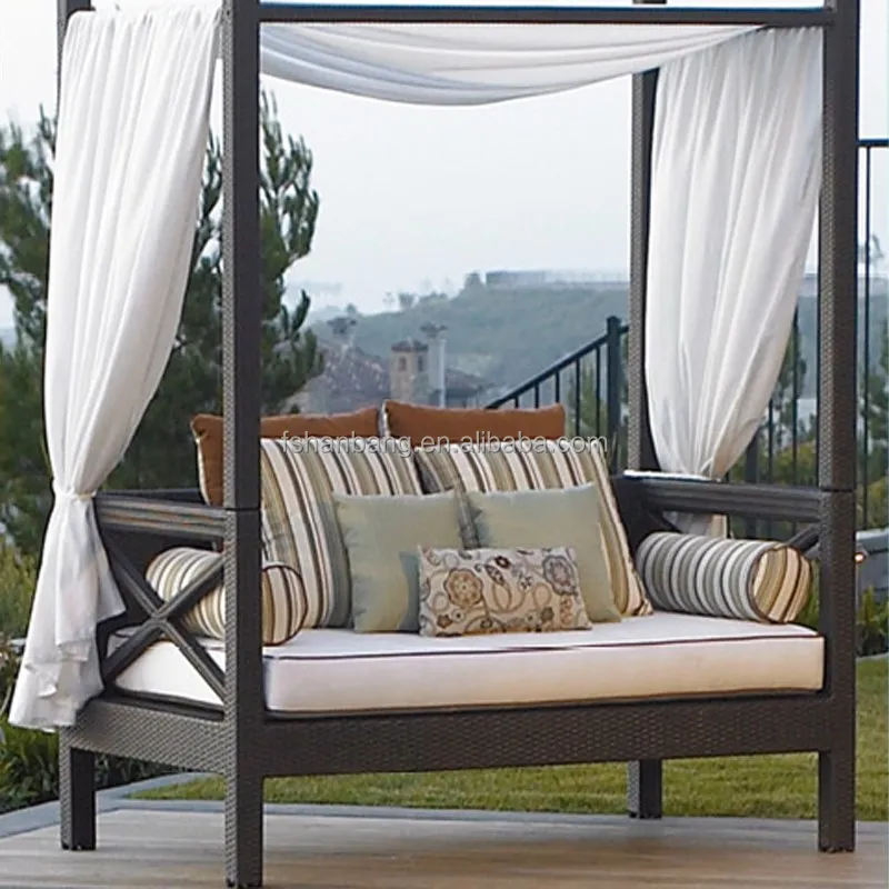 Großhandel gartenmöbel polyrattan schwarz Kaufen Sie die besten