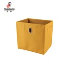 Household Collapsible Storage Bin Fabric Storage Boxes With Dual Handles