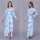 African abaya women printed cardigan dresses dubai muslim robe 2019 latest