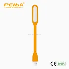 Portable Mini USB LED Bendable Slim Lamp Light For PC Laptop Power Bank 6 colors