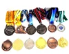 Hight quality Children metal medal holder,Custom sports metal gold medal with ribbon