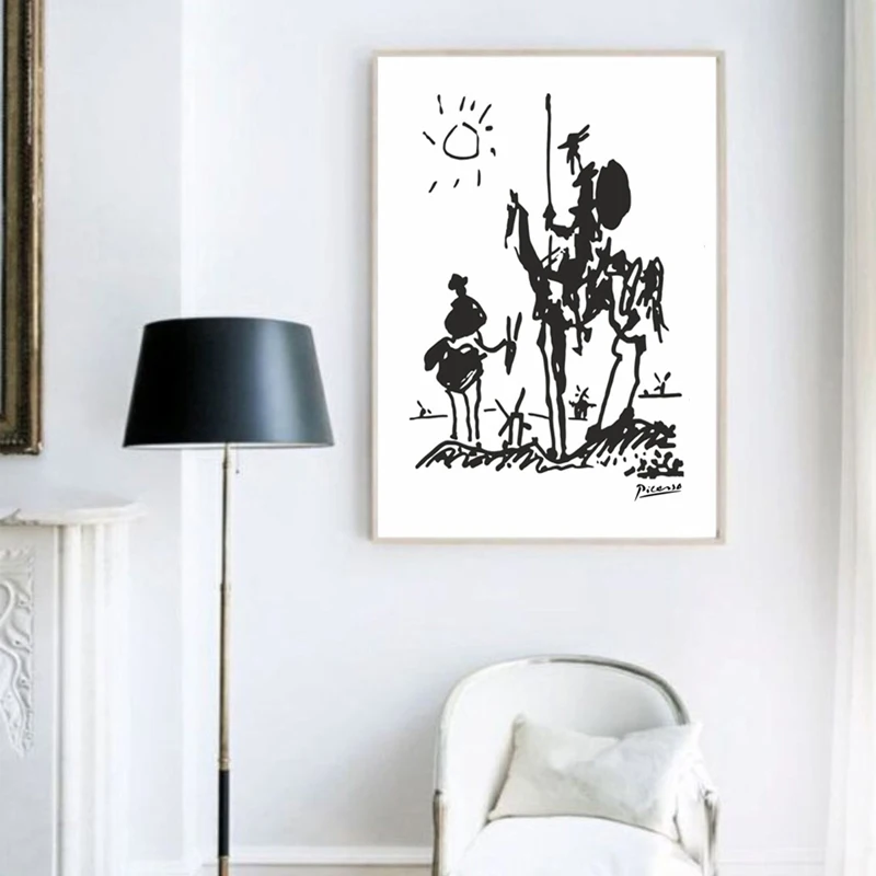 Abstract-Don-Quixote-Canvas-Printings-Wall-Art-Famous-Poster-Vintage-Banksy-Pictures-for-Kids-Living-Room (2)