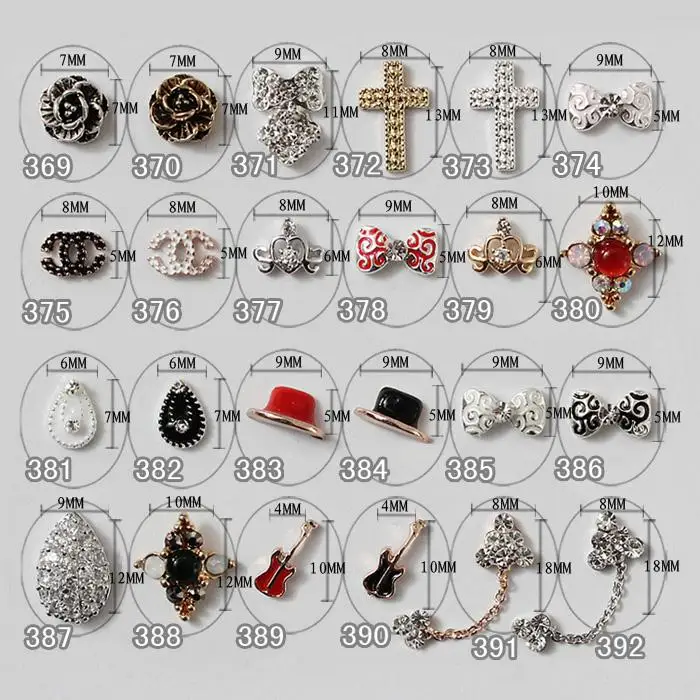 Wholesale new Non-Toxic metal scissor 3d nail art