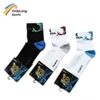 Mens sporty Leisure ankle badminton socks for hosiery thick