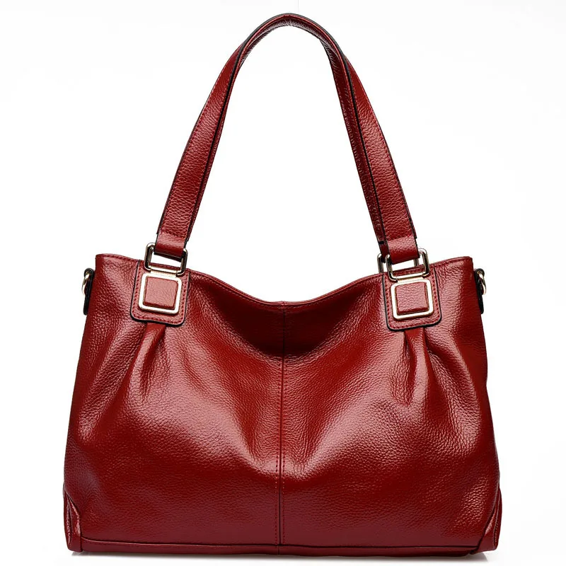New women genuine leather bag First layer of Cow leather bags for women handbags designer shoulder crossbody bags high quality
